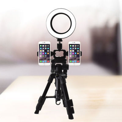Single Live Ra90 4.2ft Desktop Camera Tripod Dengan Selfie Ring Light Q111