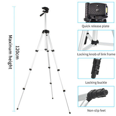 1.2M Digital Camera Aluminium Tripod Stand Untuk Mengambil Gambar Siaran Langsung