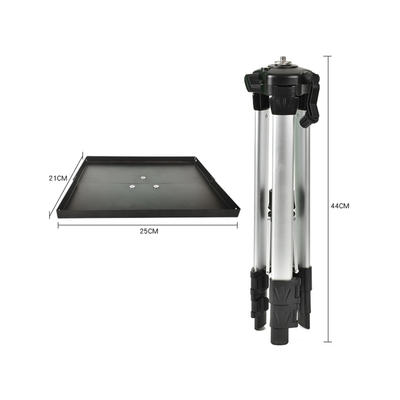 Aluminium Adjustable 45cm-119cm Proyektor Laptop Stand Tripod Dengan Baki