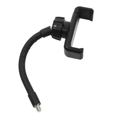 360 Derajat 55-95mm Black Mobile Phone Holder Untuk Selfie Ring Light